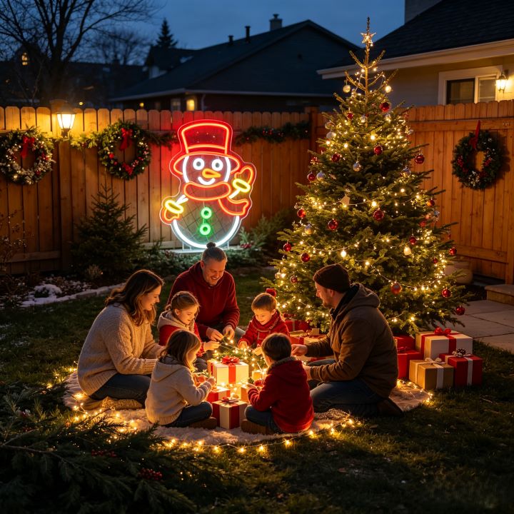Christmas Neon Lights for Holiday & Christmas Decor