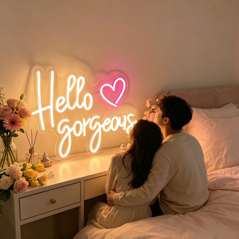 HelloGorgeousBedroomNeon