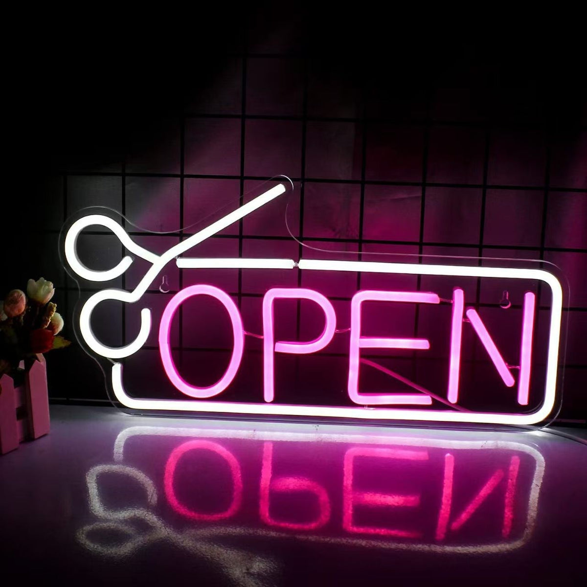 Colorful OPEN LED Neon Sign for Ratail & Storefronts