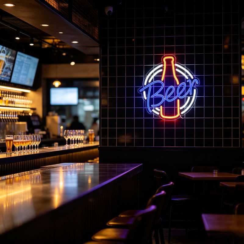 Custom Neon Light for Bars, Pubs & Nightlife Spaces