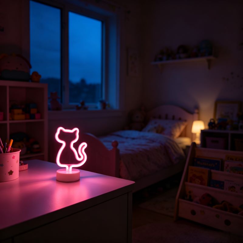 Desktop Neon Lights for Bedroom & Home Decor