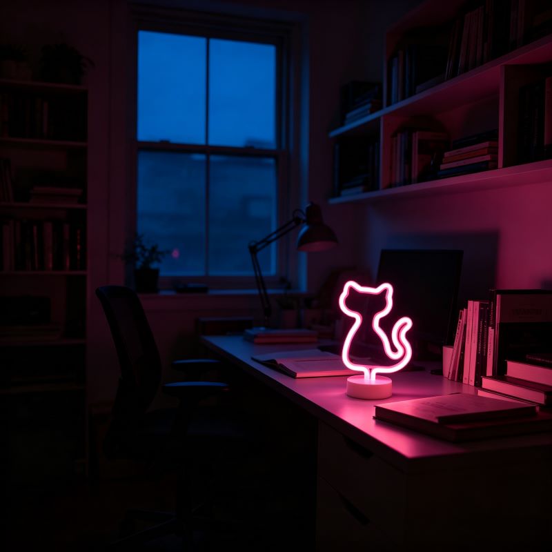 Desktop Neon Lights for Bedroom & Home Decor