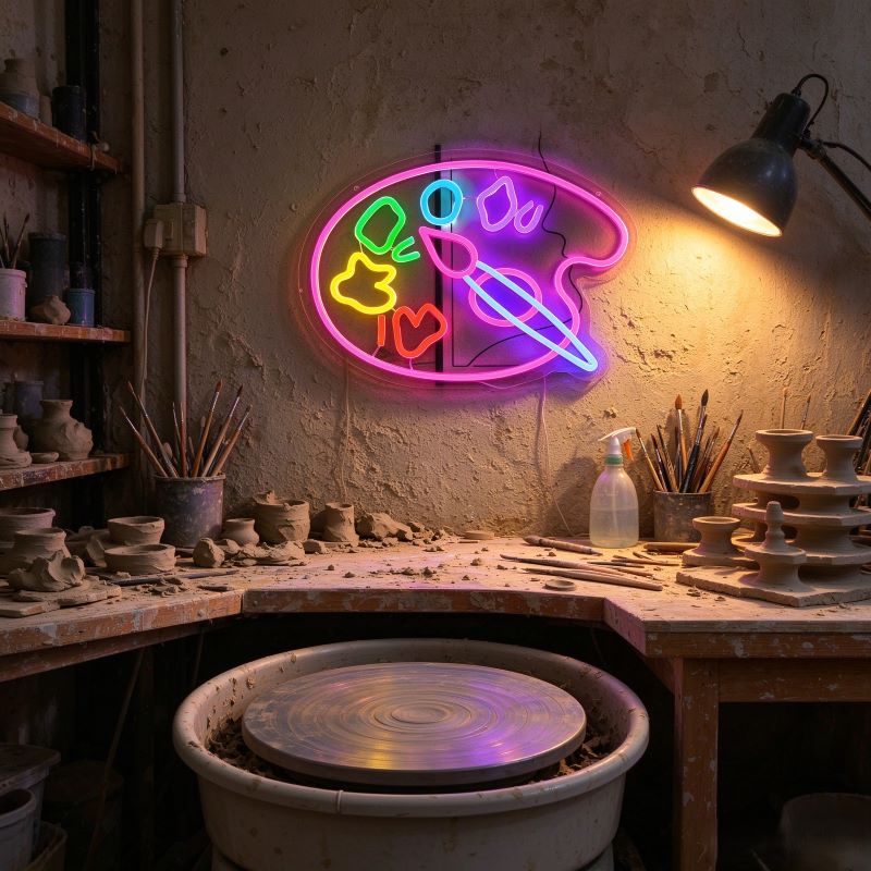 Creative Studio Neon Signs – Art, Music & Craft Decor