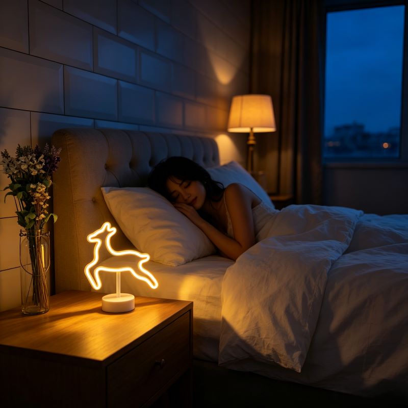 Desktop Neon Lights for Bedroom & Home Decor