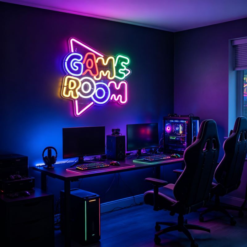 Multicolor Gaming Neon Sign for Game Rooms