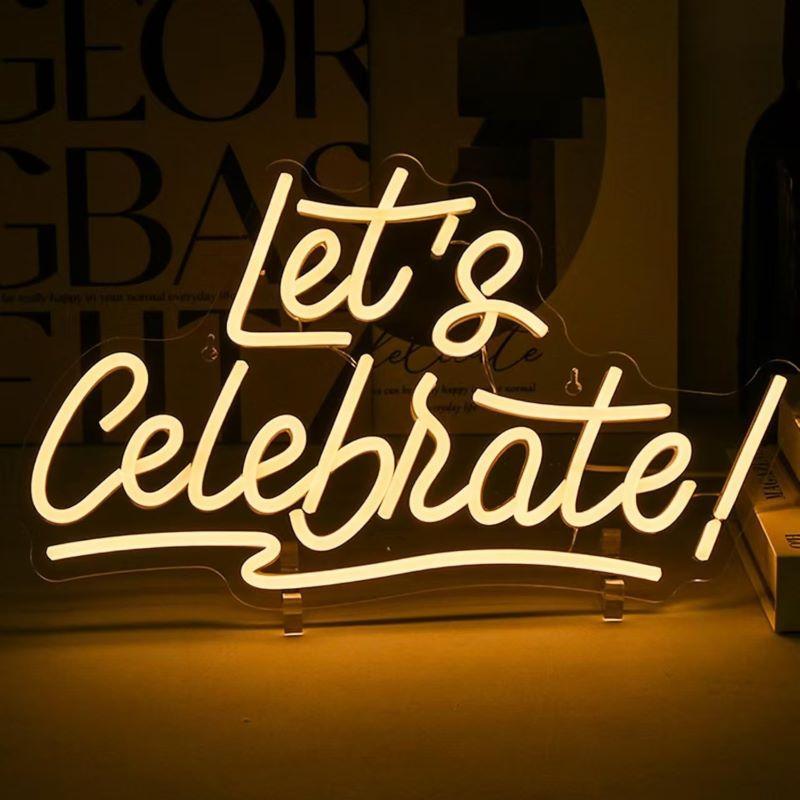 Multicolor Custom Party Neon Sign for Events & Celebrations