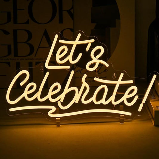 Multicolor Custom Party Neon Sign for Events & Celebrations