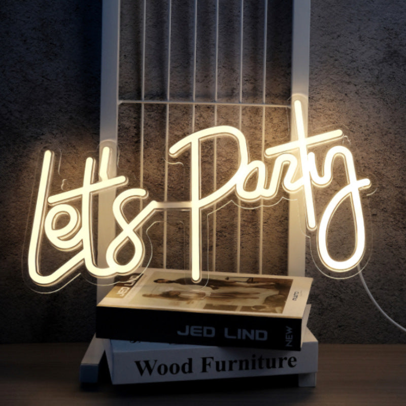 Multicolor Custom Party Neon Sign for Events & Celebrations