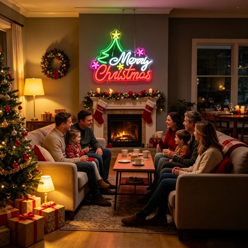 Christmas Neon Lights for Holiday & Christmas Decor